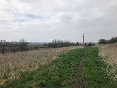 Somerby Monument from far